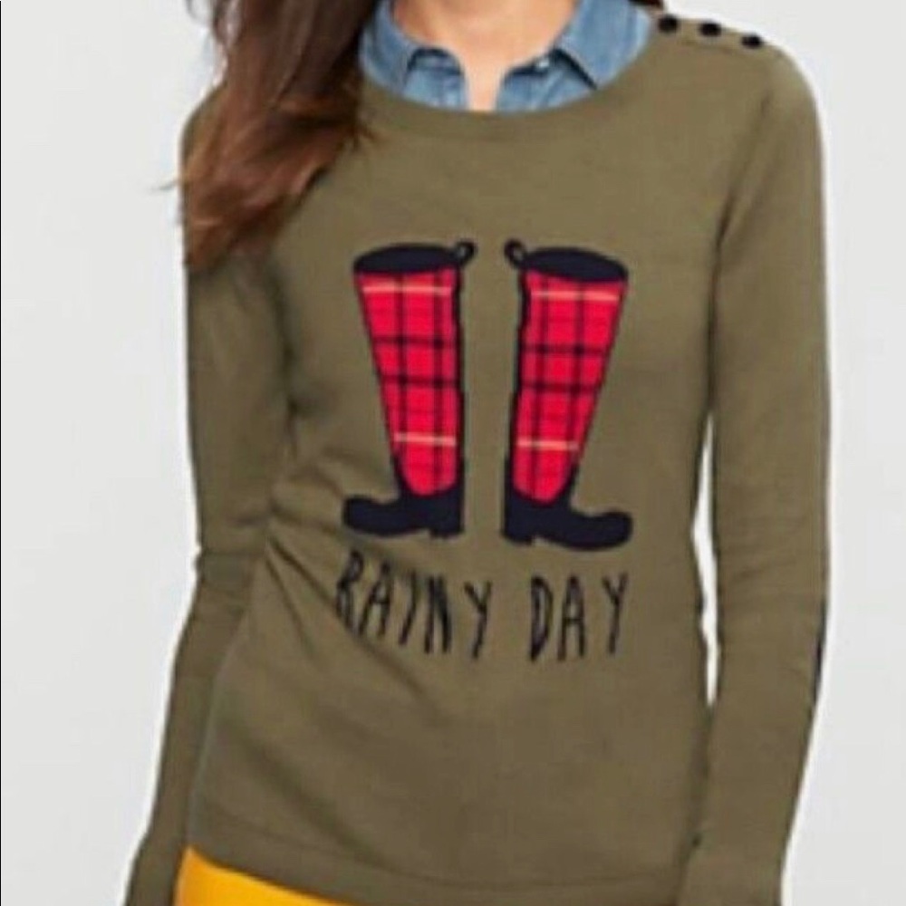 ☔️☔️☔️Talbots Rainy Day Sweater Size XL ☔️☔️☔️